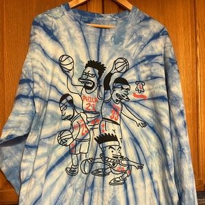 Matt Groenig inspired art design The Philadelphia 76ers BULLIES Tye dye AOP